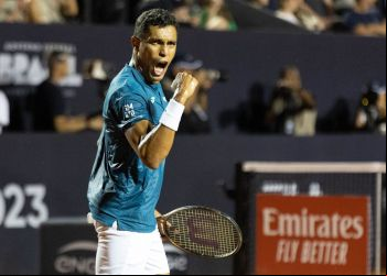 Tênis: Thiago Monteiro inicia Rio Open com vitória sobre Dominic Thiem