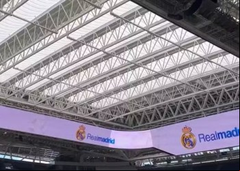 Real Madrid se aproxima de estrear telão 360º do Santiago Bernabéu