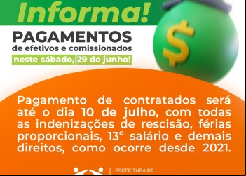 Prefeitura de Porto Nacional Paga Folha de Efetivos e Comissionados Neste Sábado, 29