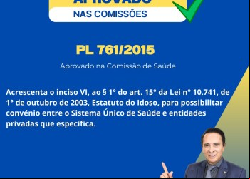 PL do Deputado Federal Carlos Gaguim é Aprovado na Comissão de Saúde